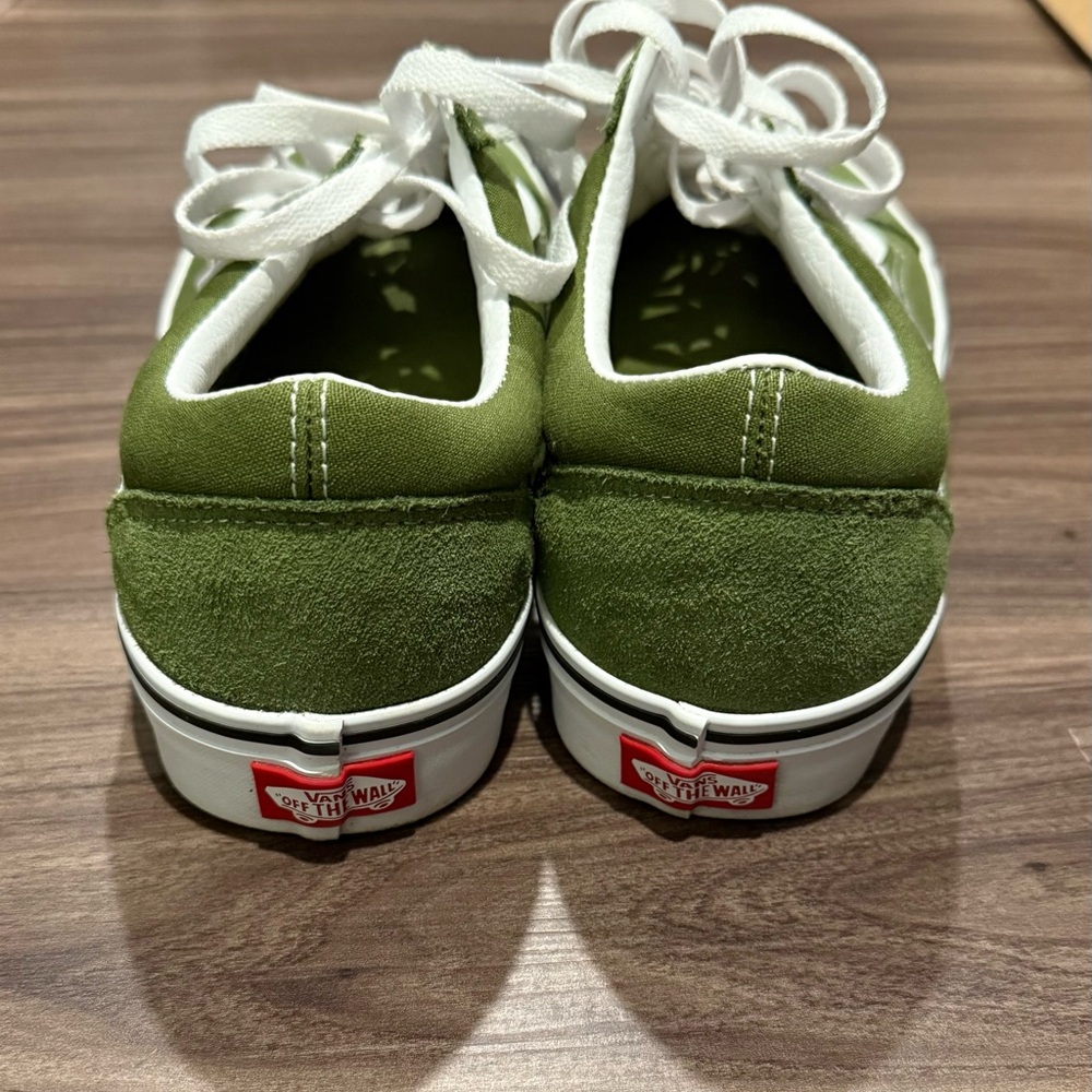 Vans Old Skool Athletic Shoes / Sneakers in Dark Green Men’s Size 10.5 - Picture 3 of 5